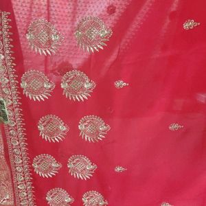 Saree With Attached Blouse Piece