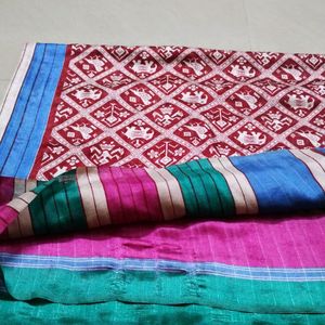 Cotton Silk Saree