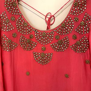 PURE CREPE KURTA PALAZZO CHUNNI