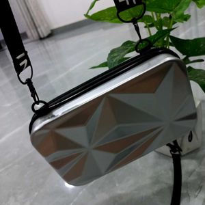 Silver Trending Sling Bag