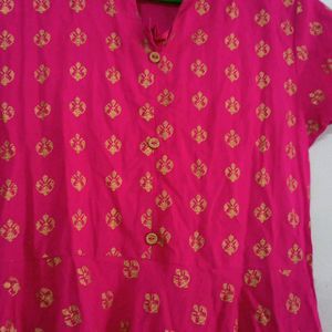 Sangria Pink Kurta