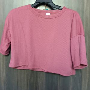 Pink Oversized Top