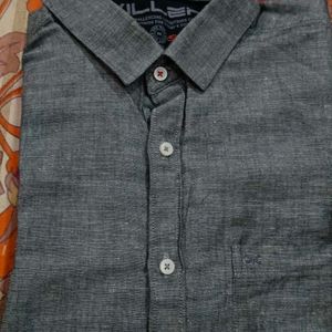 Mens Wear Shirt, Charcoal Colour ,Size L