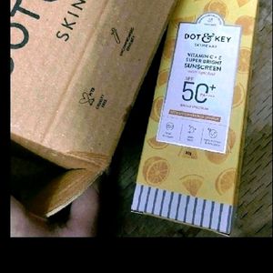 Sunscreen SPF 50 Vitamin C+E New Sealed Pack