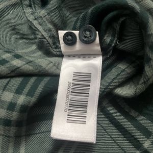 Mens Green Check Shirt “NUON”, West Side