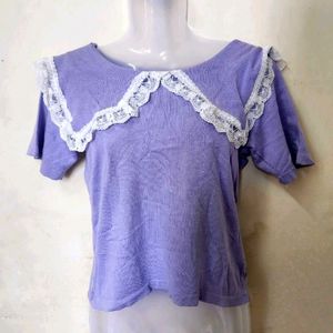 Korean Lavender Top