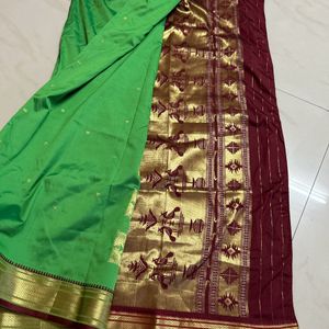 Combo Of 2 Womens Green And Blue Saree