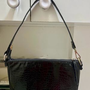 Black Baguette/shoulder Bag