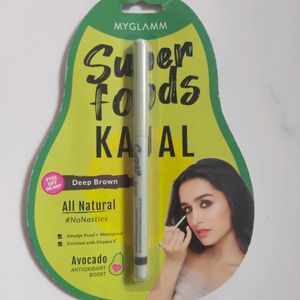 SUPERFOODS KAJAL DEEP BROWN &EYEBROW PENCIL BLACK