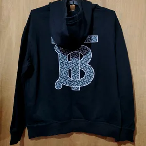 Burberry Hoodie Sweatshirt Black Size M