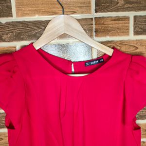 Red Formal Top