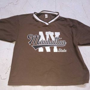 Brown Tee