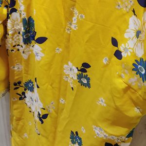 Yellow Floral Dress