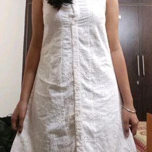 White Ethnic Style Dress/Kurta