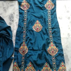 A Sea Green Punjabi Suit