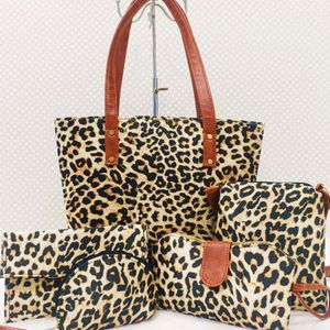 Animal Print Ikkat Bags