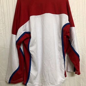 Ot Sports White & Red Jersey