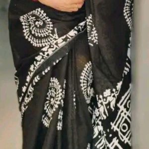 Black Indigo Saree