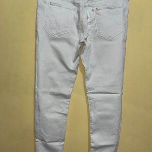 White Skinny Fit Jeans For Women