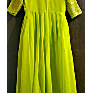 Beautiful Green Anarkali