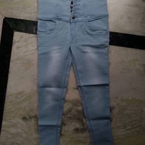 Women  High Waist Denim Skinny Jeans