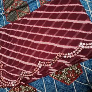 Cutwork Saree