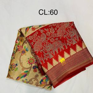 Printed Jute Cotton Jari