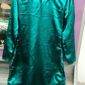 A Sea Green Colour Kurta Formal Palazzo