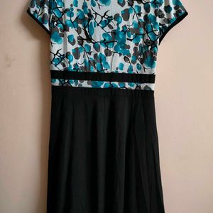 XXL CUTE BLUE-BLACK DRESS