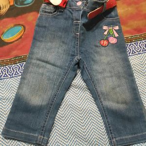 Girls Jeans 12-18 Months