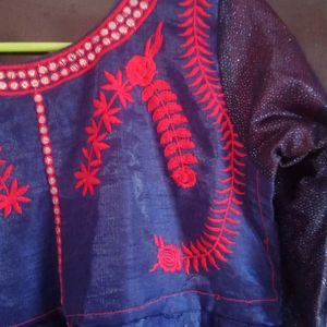 Embroidery A Line Frock