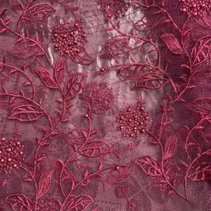 Burgundy/Wine Color Fabric