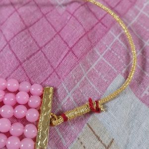 Heavy Stone Pink Choker