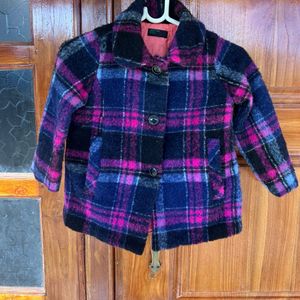 Benetton Tweed Coat 4-6 Years