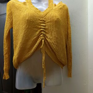 Cold Shoulder Sweater