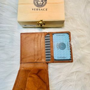 Versace Brown Medusa Biggie Men's Wallet