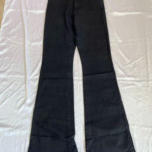 ZARA Flare Black Denim