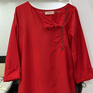 Red Libas Kurta