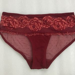 Enamor Red Netted Panty