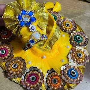 Laddu Gopal Fancy  Pagdi Set Dress Size 2,3,4