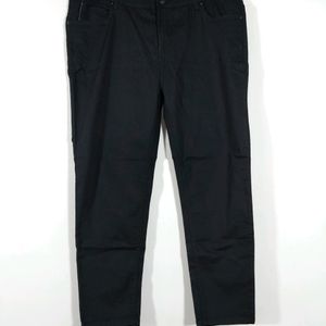 Plus Size Black Casual Denim (Women's)