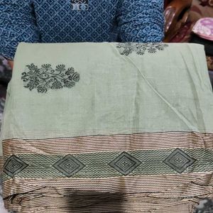 Bengali Style Cotton Saree