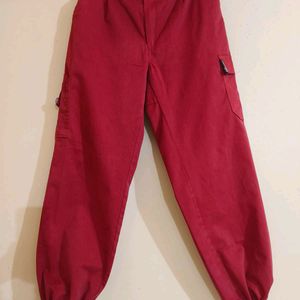 Red Jogger Pants