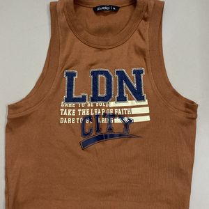 Brown Tank Top