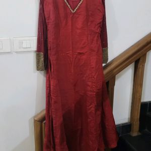 Red Party Wear Kurti 🥰