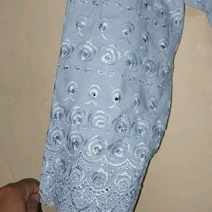 Light Blue Kurti In Excellent Condition