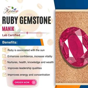 2.50 Cts. AA+Quality Natural Ruby/Manak Ston