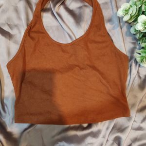 SHEIN ORANGE CROP TOP