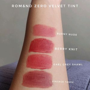 Rom&nd Zero Velvet Tint