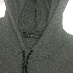 Charcoal Croped Hoodie